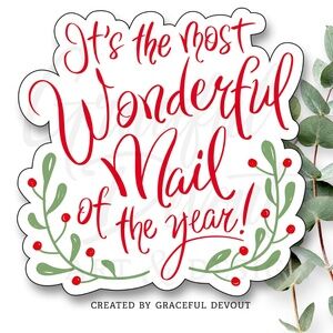It's The Most Wonderful Mail Of The Year!  - 2" (inches) (96ct.)  [GD180-96]